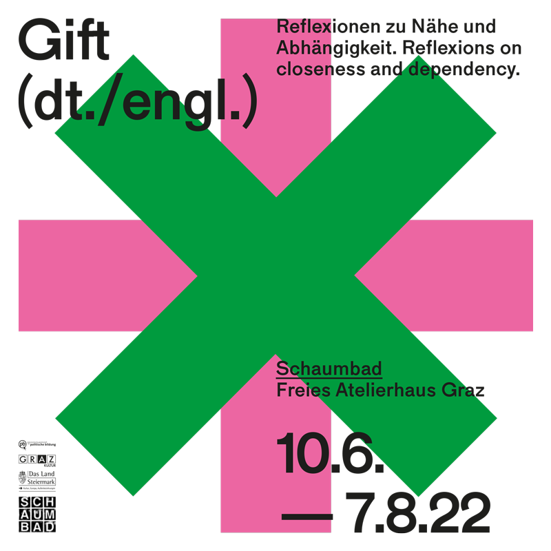 Exhibition „Gift (dt./engl.)“ Flyer Frontpage Preview